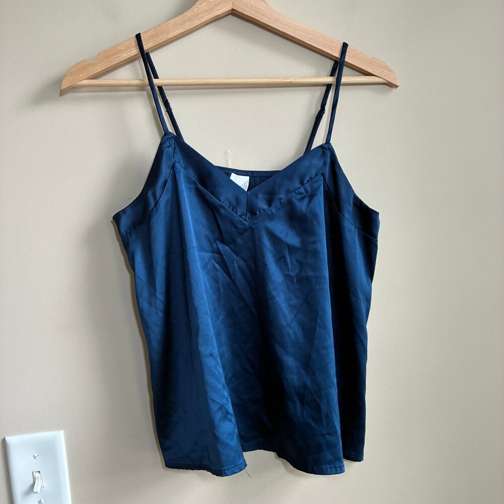 Stars Above navy blue camisole top women's size XS lingerie sleepwear shirt